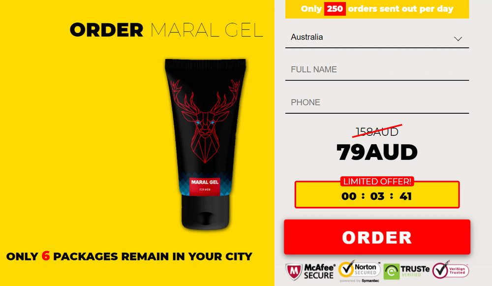 Maral gel official website
